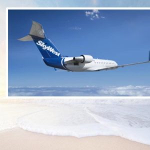 2 Round Trip Airplane Tickets between St. George, UT, Salt Lake City, UT, and Denver, CO