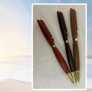3 Handmade Wood Pens