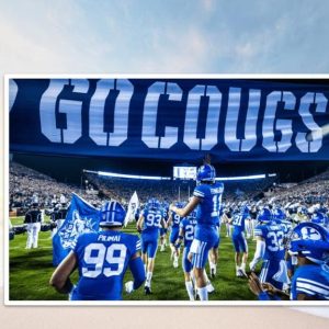 Signed BYU football by the 2023 Big 12 team